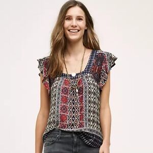 Anthropologie HD in Paris Boho Blouse.